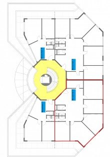 Grundriss 2. OG Vielseitig nutzbare B�roeinheit mit individueller Raumgestaltung!