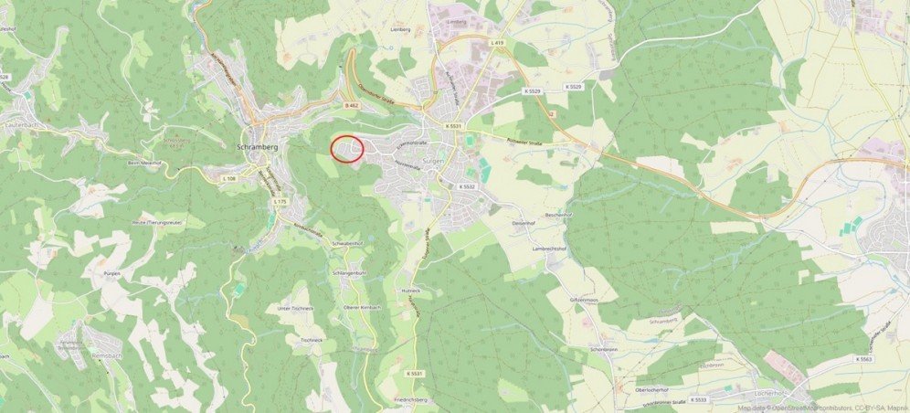 Lage Einfamilienhaus Schramberg