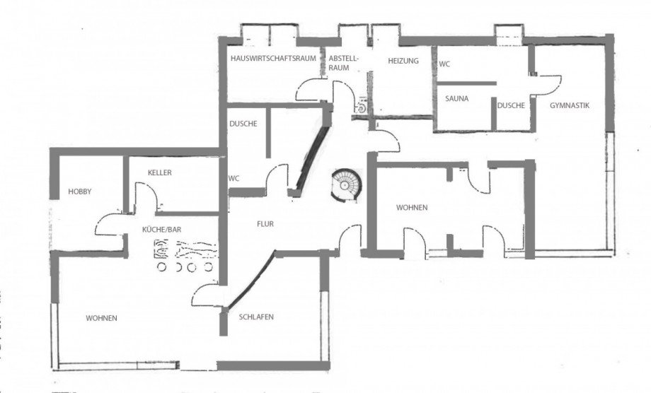 Grundriss UG Einfamilienhaus V�hrenbach