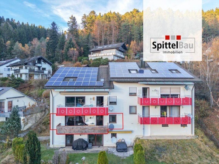 SpittelBau GmbH Lauterbach Etagenwohnung Attraktive 3-Zimmer-Wohnung mit Garage und Balkon mit Blick ins Gr�ne
