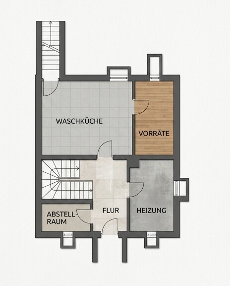 Grundriss Untergeschoss Reiheneckhaus Schramberg