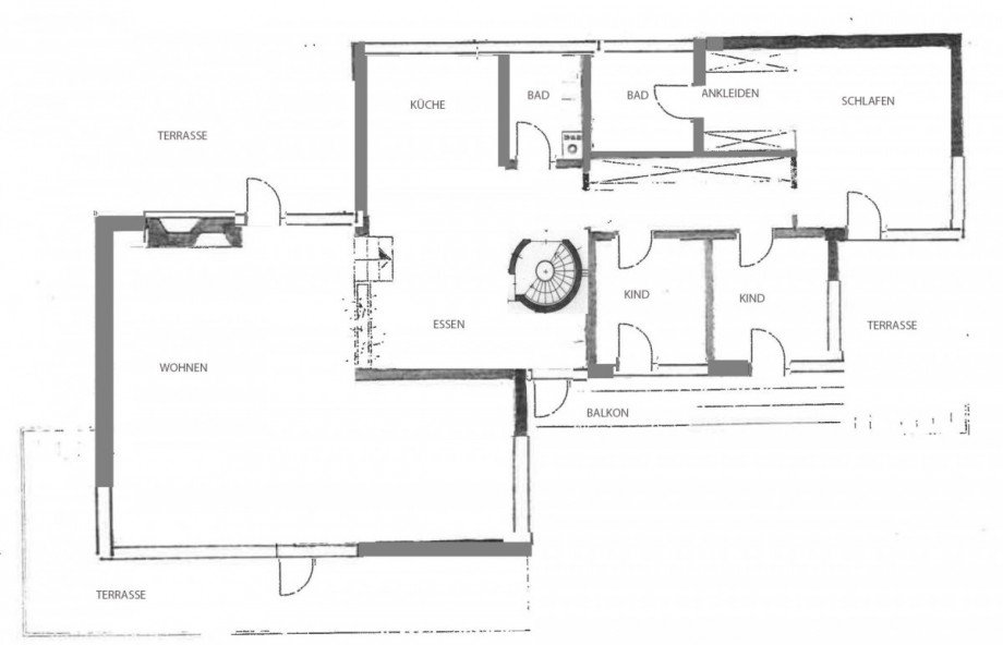 Grundriss EG Einfamilienhaus V�hrenbach