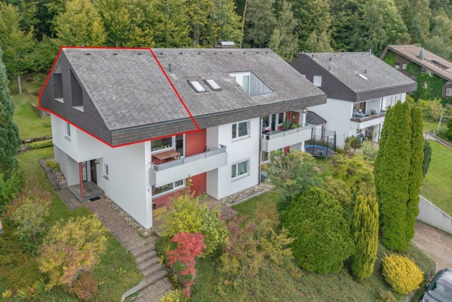 Au�enansicht Dachgeschosswohnung Tennenbronn