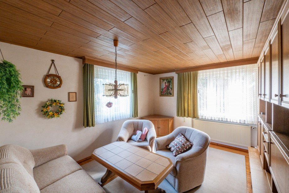 Wohnzimmer OG Zweifamilienhaus Hardt