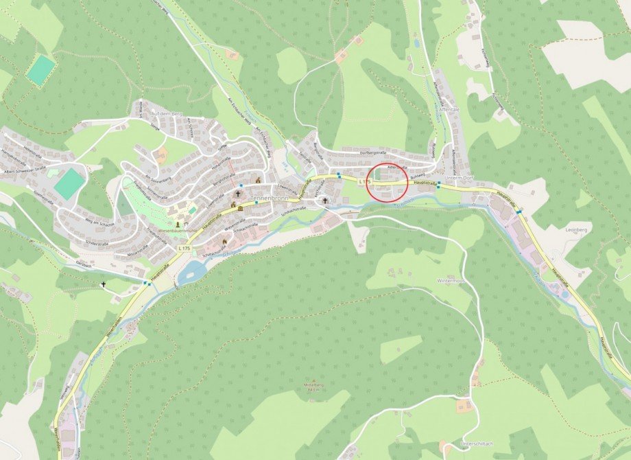 Lage Maisonettewohnung Tennenbronn