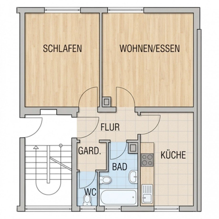 Grundriss Etagenwohnung Schramberg