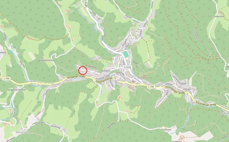 Lage Etagenwohnung Lauterbach