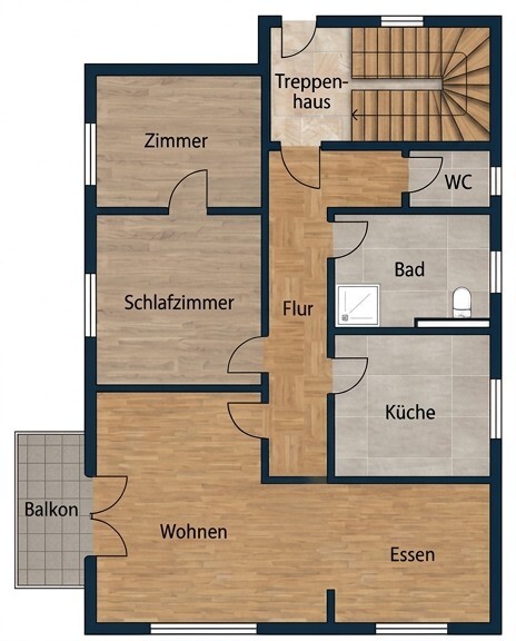 Grundriss EG Mehrfamilienhaus Schramberg