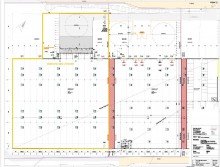 Grundriss Moderne Lagerhalle mit Ladebr�cken in Schramberg-Waldm�ssingen.