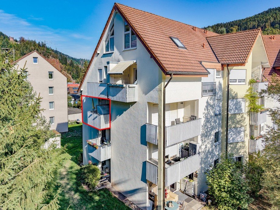 Au�enansicht Etagenwohnung Schramberg