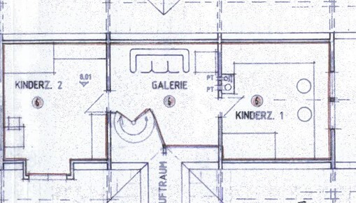 Grundriss Galerie Maisonettewohnung Tennenbronn