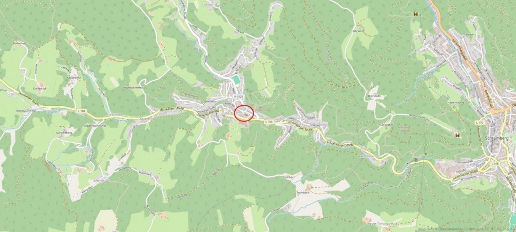 Lage Dachgeschosswohnung Lauterbach