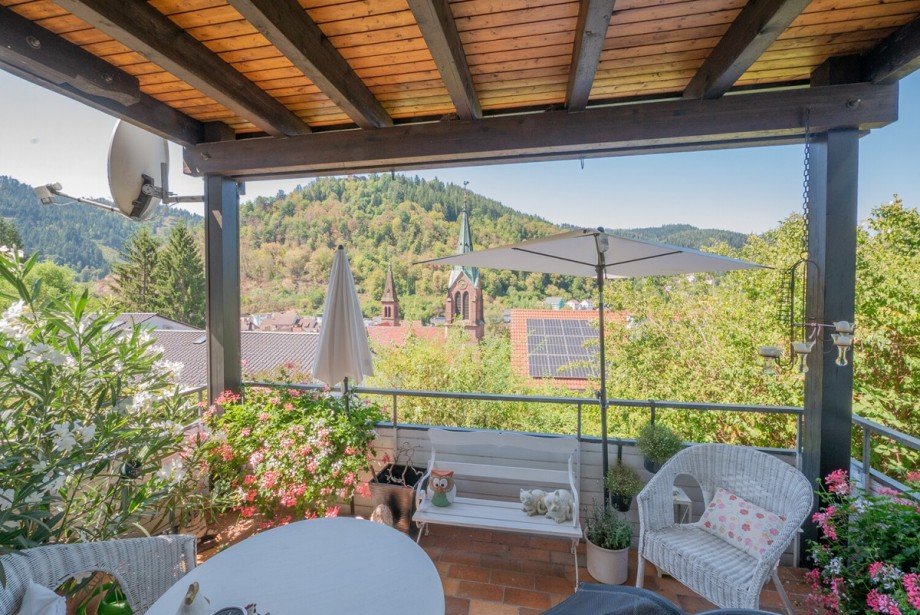 Balkon WHG EG Mehrfamilienhaus Schramberg