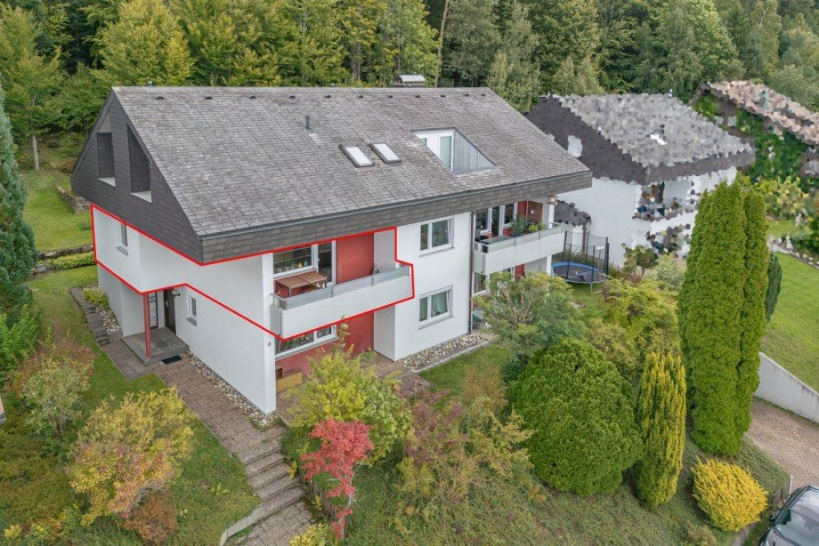 Au�enansicht Etagenwohnung Tennenbronn