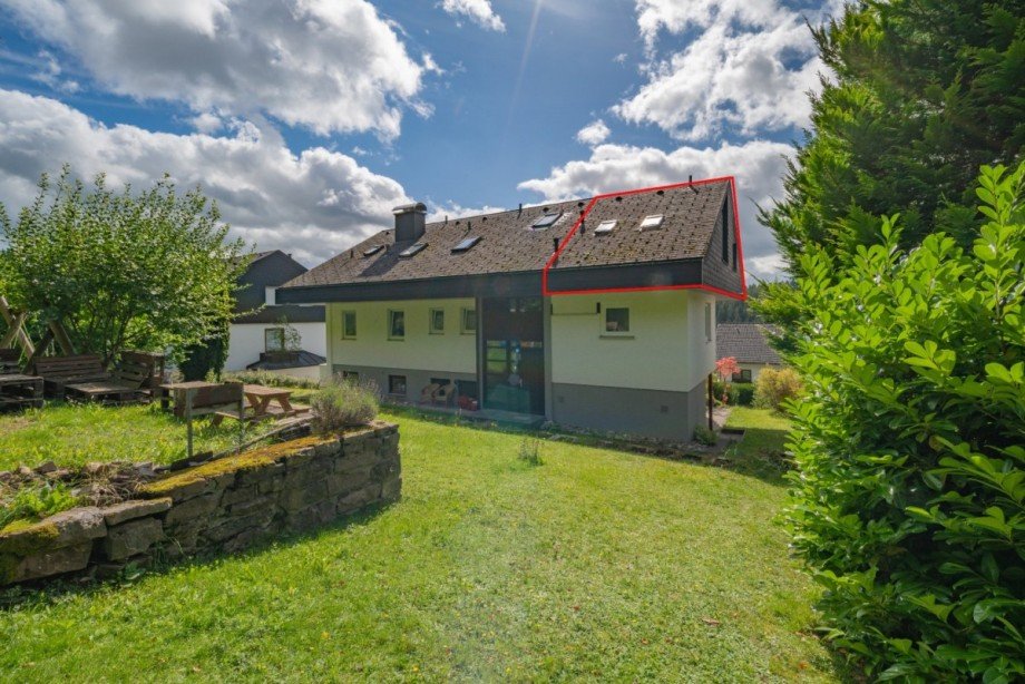 Au�enansicht Dachgeschosswohnung Tennenbronn