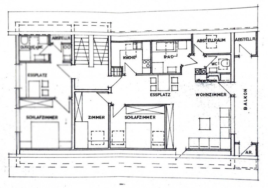 Grundriss Dachgeschosswohnung Tennenbronn