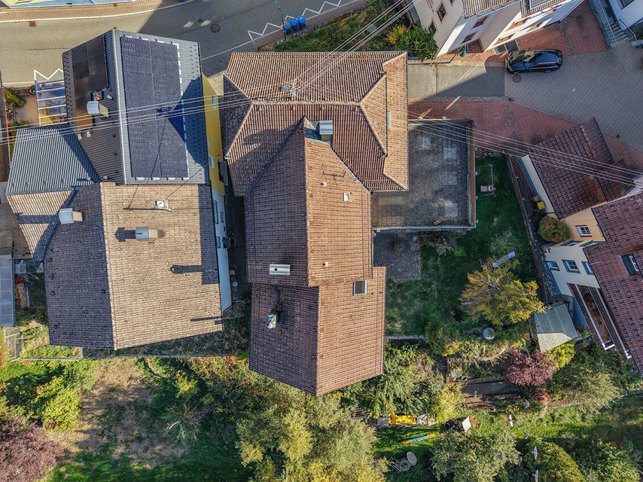 Draufsicht Zweifamilienhaus Lauterbach