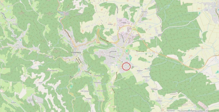 Lage Dachgeschosswohnung Schramberg