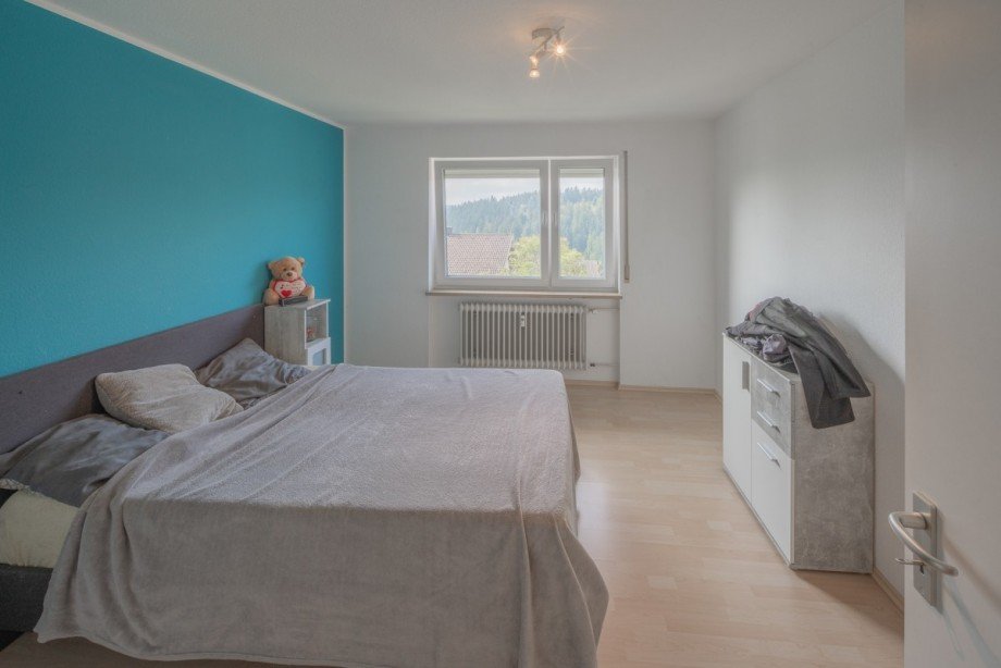 Schlafzimmer Erdgeschosswohnung Tennenbronn
