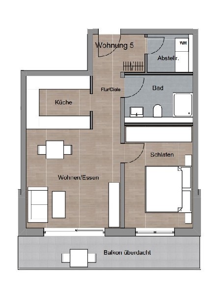 Grundriss Etagenwohnung Schramberg