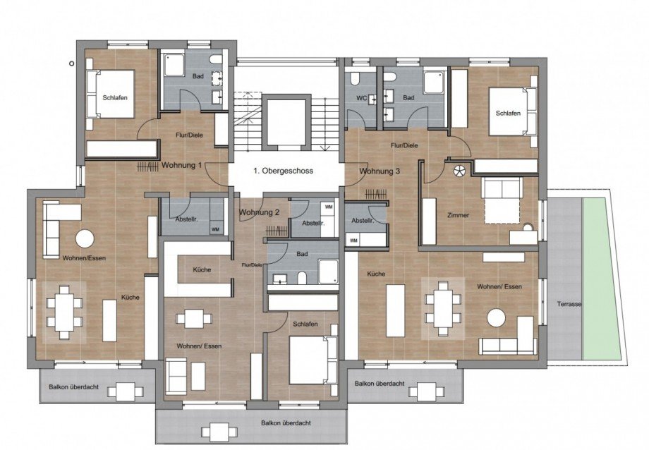 1. Obergescho� Etagenwohnung Schramberg