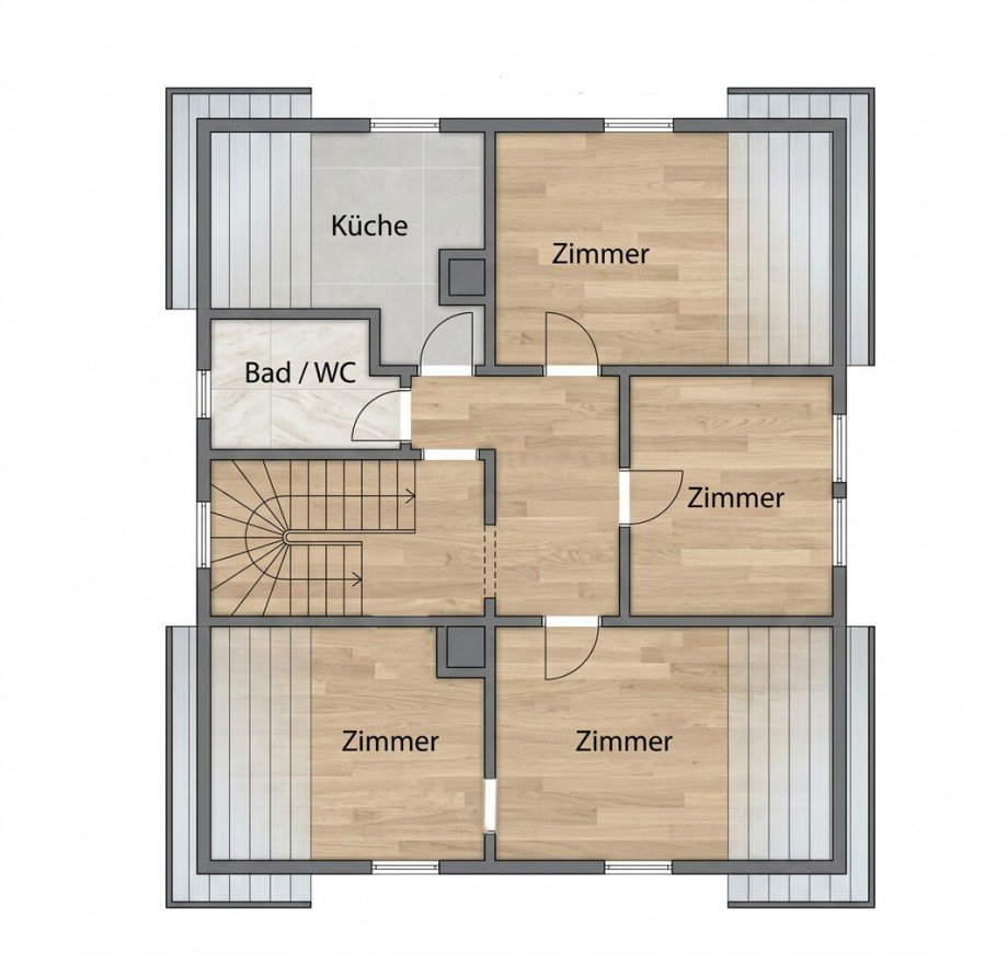 Grundriss DG Mehrfamilienhaus Schramberg