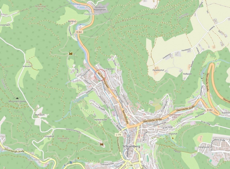 Lage Ladenlokal Schramberg