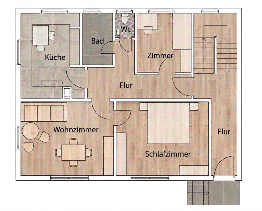 EG Grundriss Einfamilienhaus B�singen