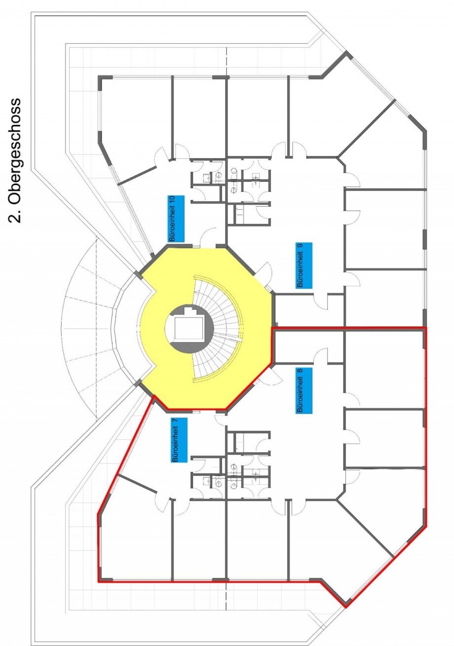 Grundriss 2. OG B�rohaus Schramberg