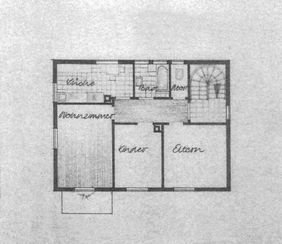 Grundriss OG Zweifamilienhaus Lauterbach