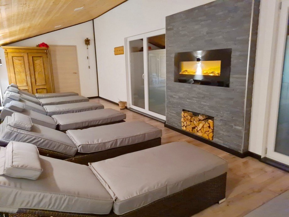 Ruhebereich Sauna Einfamilienhaus Hardt