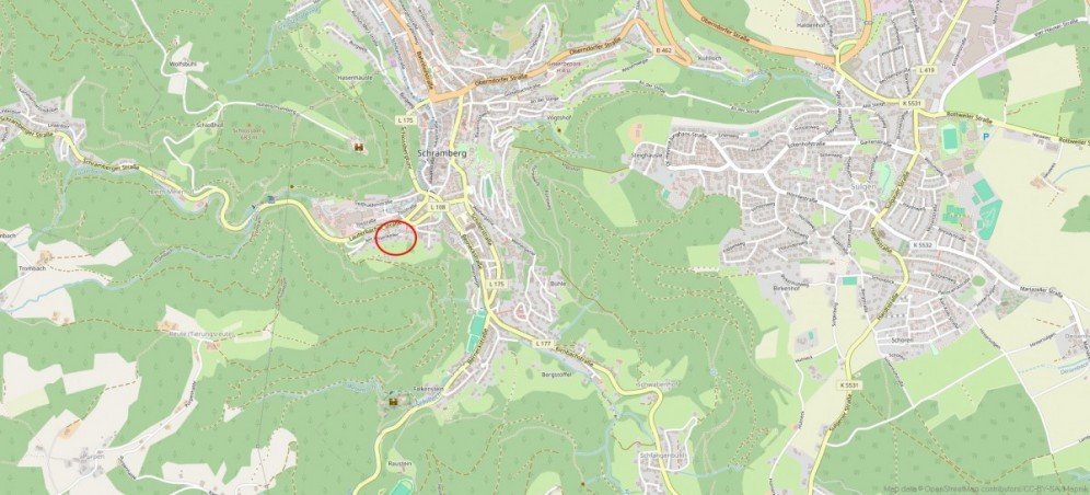 Lage Einfamilienhaus Schramberg