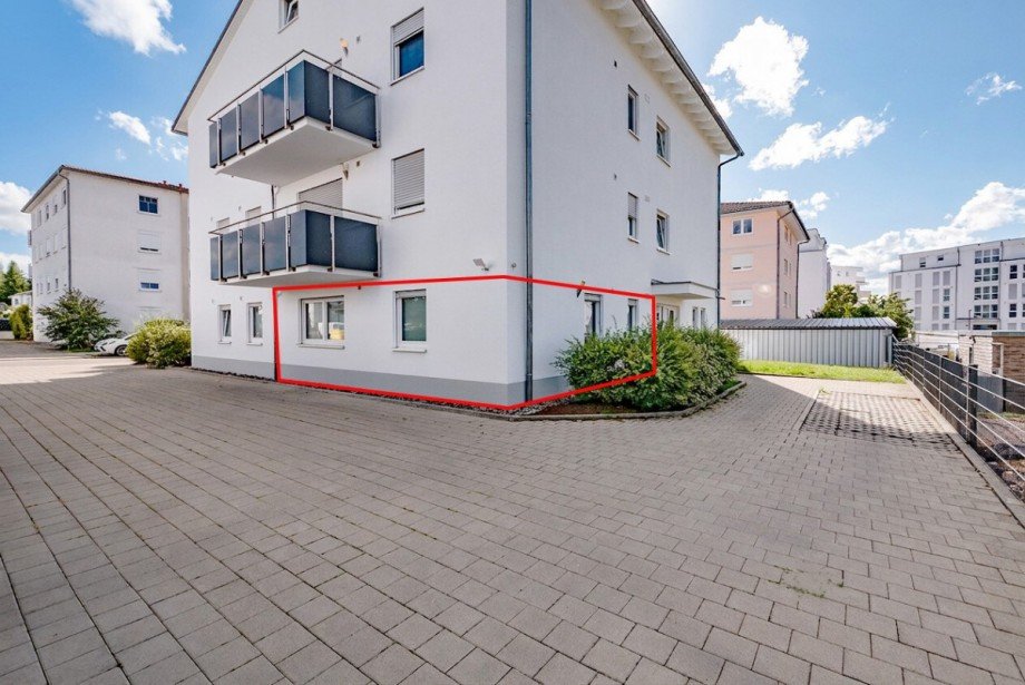 Au�enansicht Erdgeschosswohnung Villingen-Schwenningen