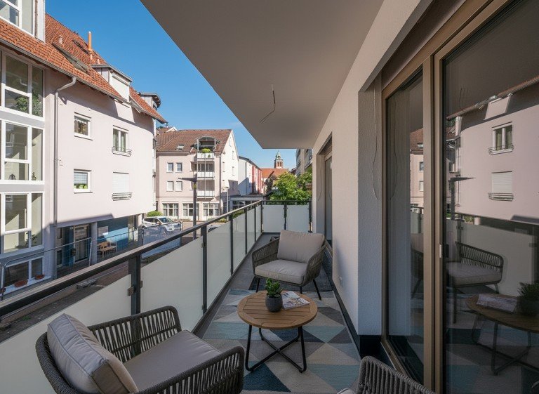 Balkon Schramberg - Talstadt Etagenwohnung Barrierefreie 2,5-Zimmer Seniorenwohnung in Schramberg zu verkaufen! Am Parktor!