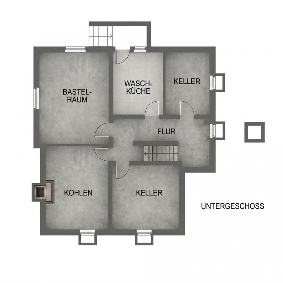 Grundriss Untergschoss Einfamilienhaus Schramberg