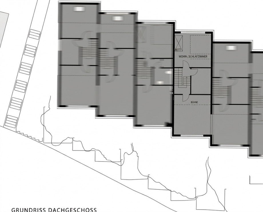 Grundriss Dachgeschoss Reihenmittelhaus Schramberg