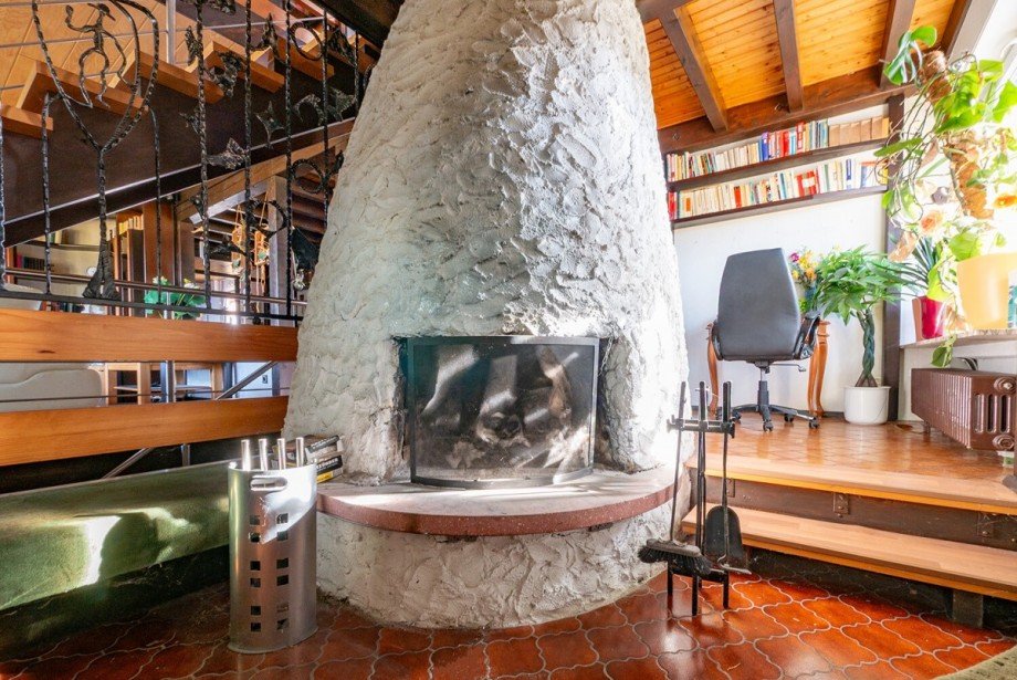 Kaminzimmer Einfamilienhaus Hardt