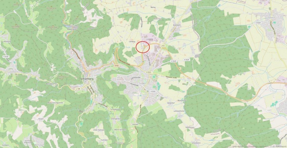 Lage Einfamilienhaus Schramberg