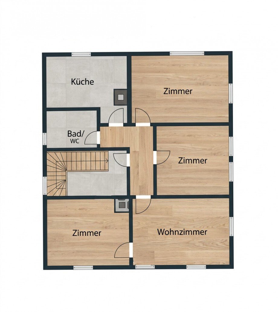 Grundriss EG Mehrfamilienhaus Schramberg