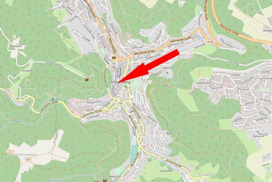 Lage Etagenwohnung Schramberg