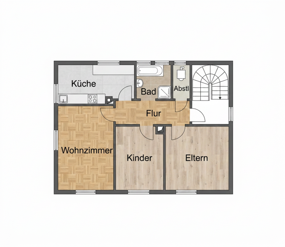 Grundriss OG Zweifamilienhaus Lauterbach