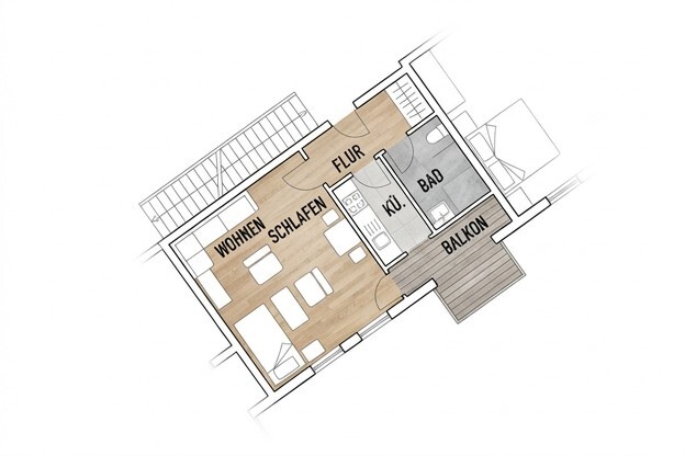 Grundriss Etagenwohnung Schramberg