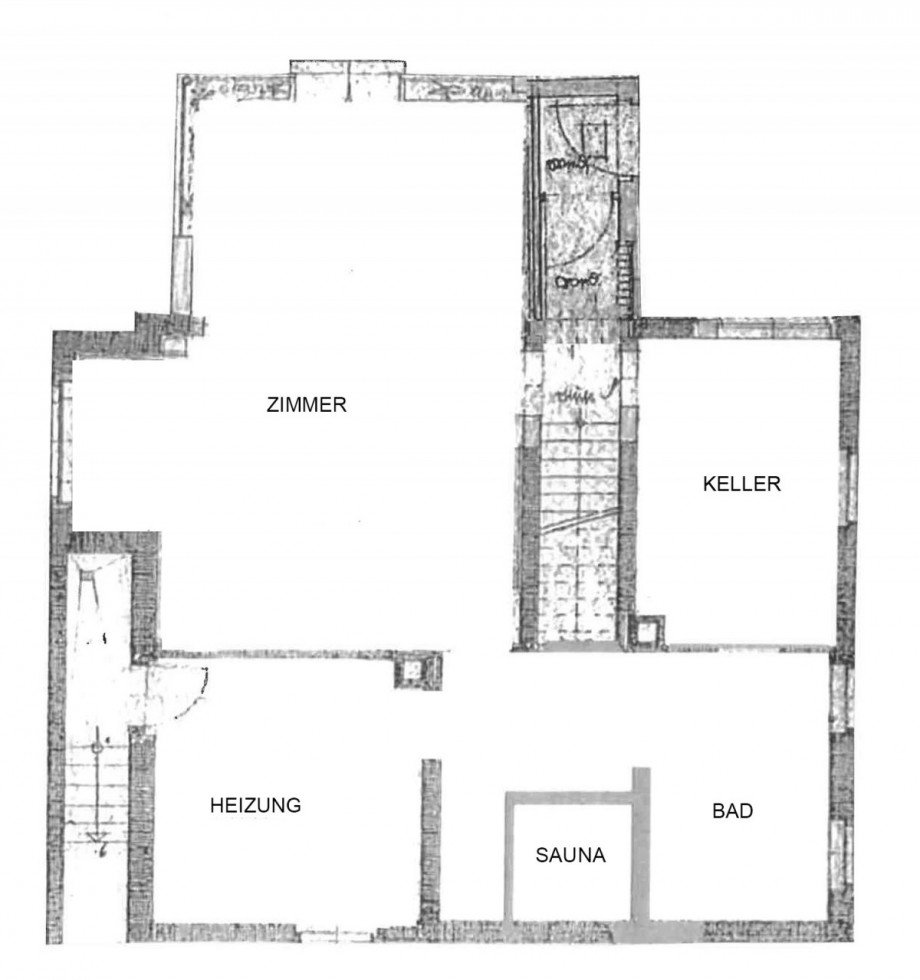 Grundriss UG Einfamilienhaus V�hrenbach