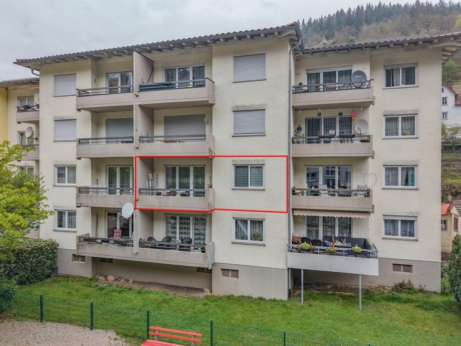 Au�enansicht Etagenwohnung Hornberg