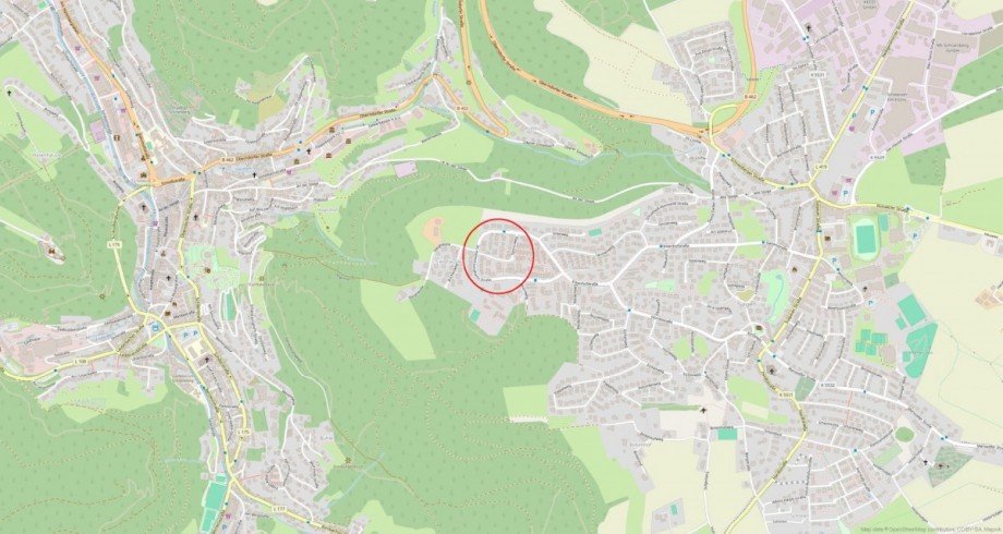 Lage Erdgeschosswohnung Schramberg