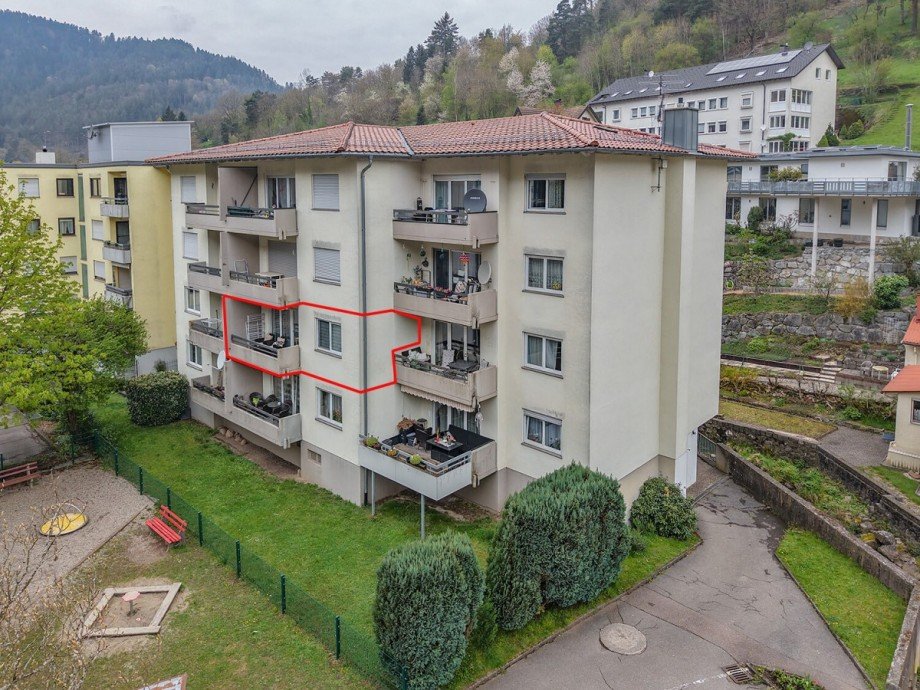 Au�enansicht Etagenwohnung Hornberg
