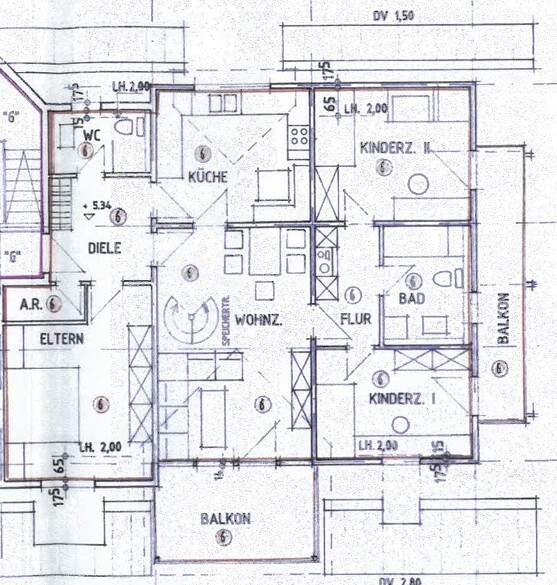 Grundriss Wohnung Maisonettewohnung Tennenbronn