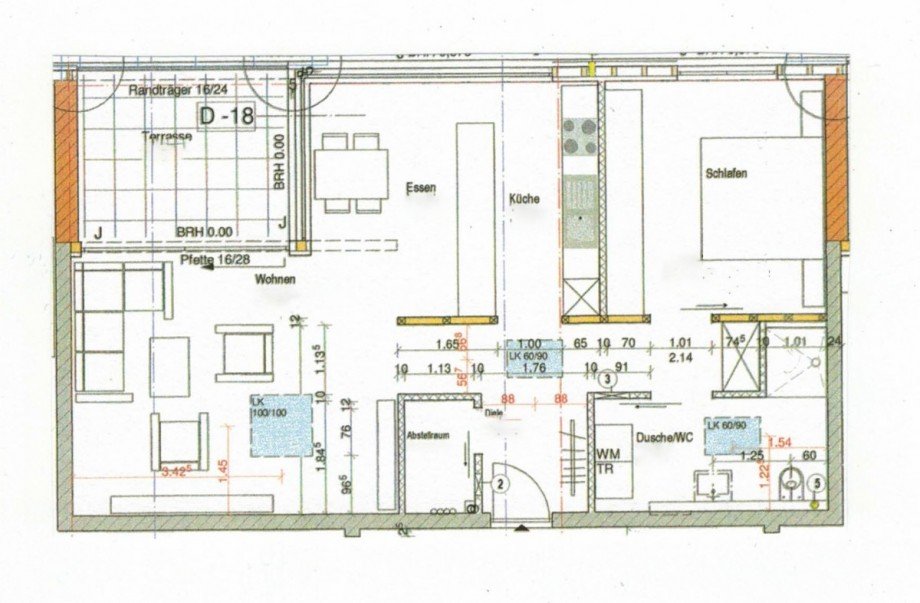 Grundriss Etagenwohnung Schramberg