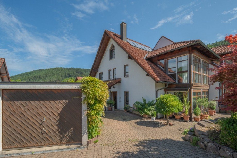 Au�enansicht Doppelhaush�lfte Schramberg