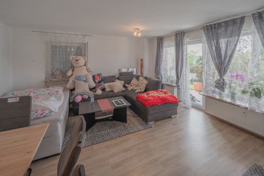 Wohnzimmer Etagenwohnung Tennenbronn